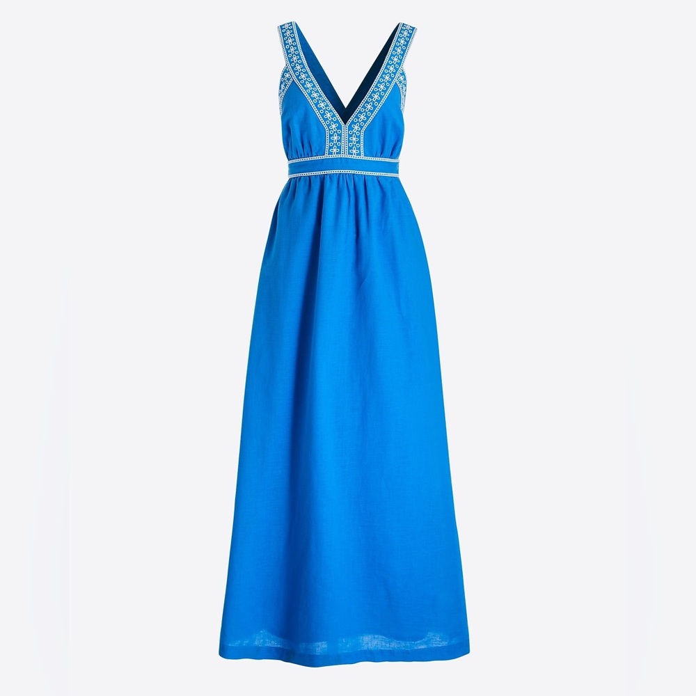 Elegant Blue Maxi Dress